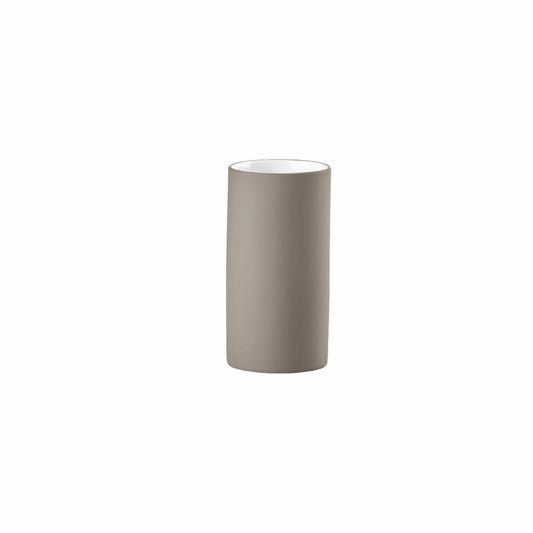 Zone Denmark Zahnbürstenbecher Solo Taupe, Zahnbürstenhalter, Porzellan, Braun, 34781