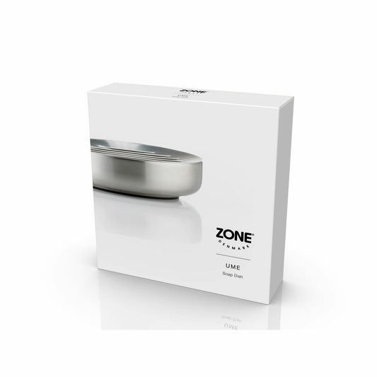 Zone Denmark Seifenschale Ume Steel, Seifenablage, Edelstahl, Silberfarben, 34790