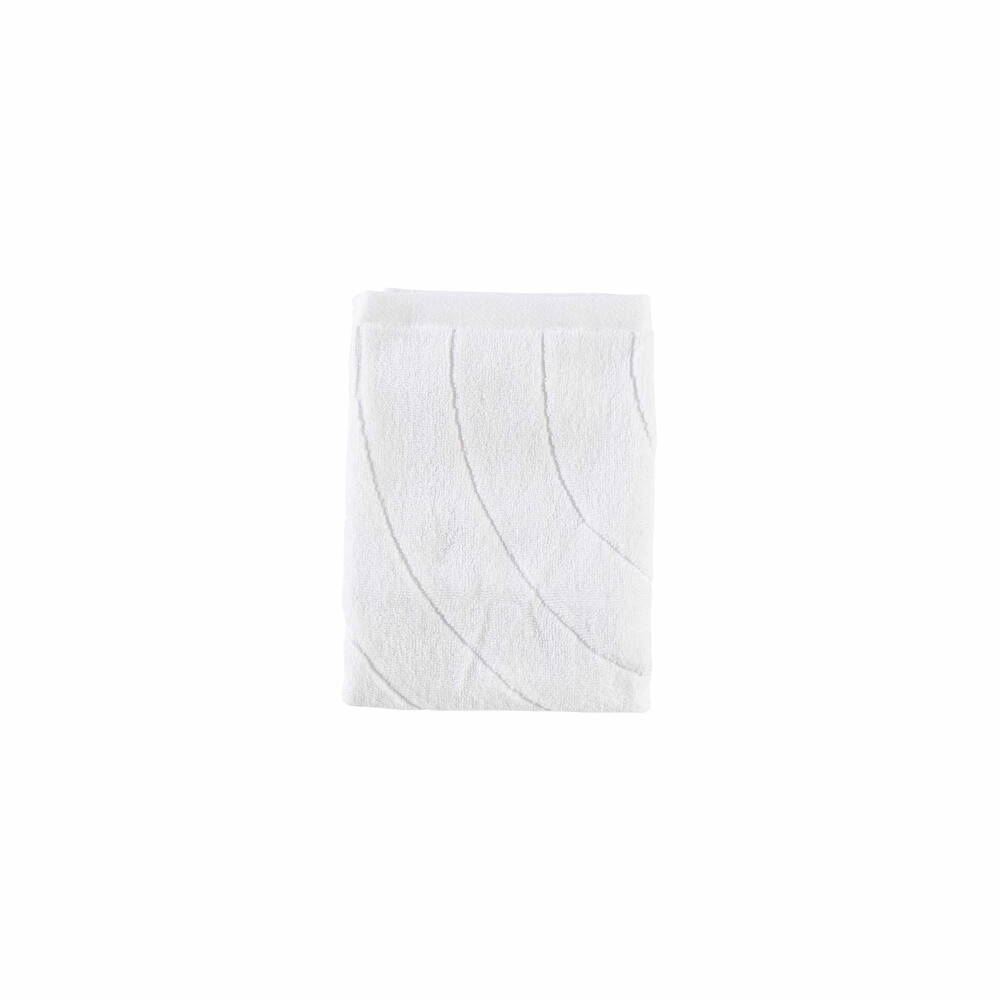 Zone Denmark Handtuch Time White, Baumwolle, Weiß, 50 x 70 cm, 34817
