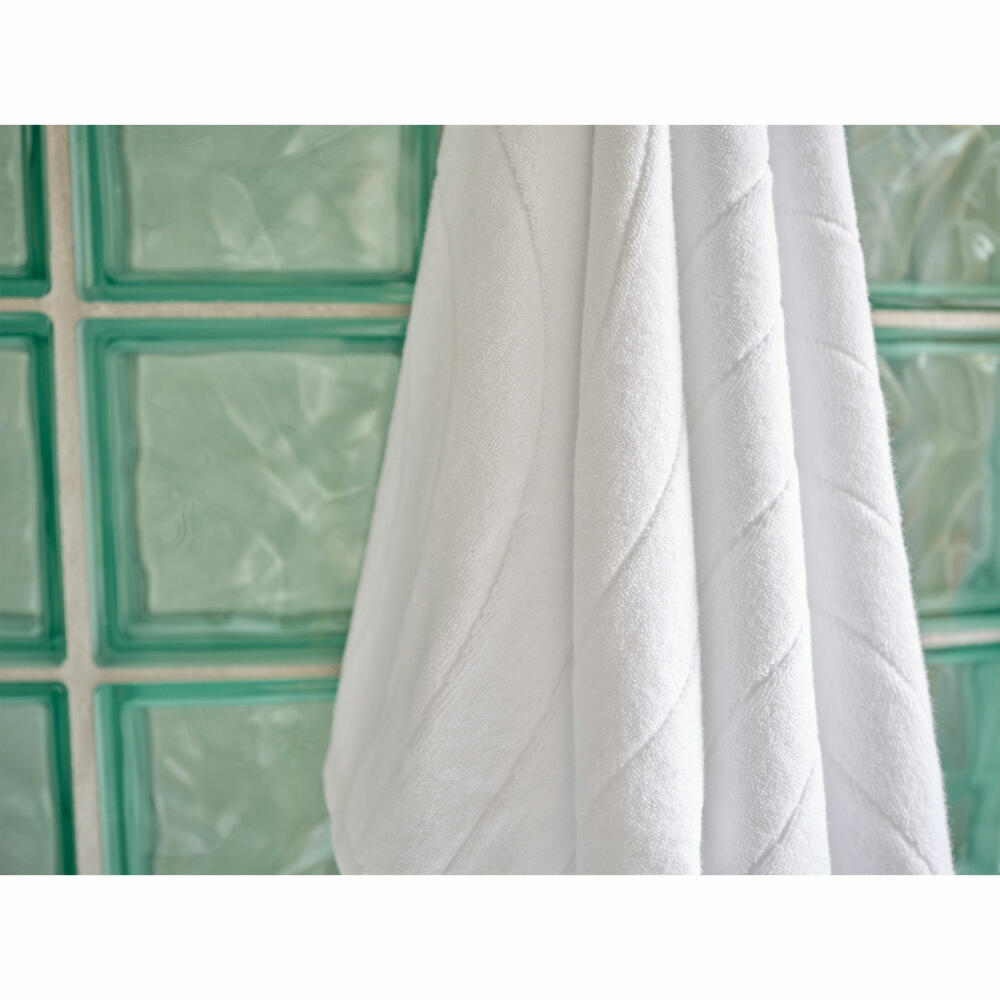 Zone Denmark Handtuch Time White, Baumwolle, Weiß, 50 x 100 cm, 34818