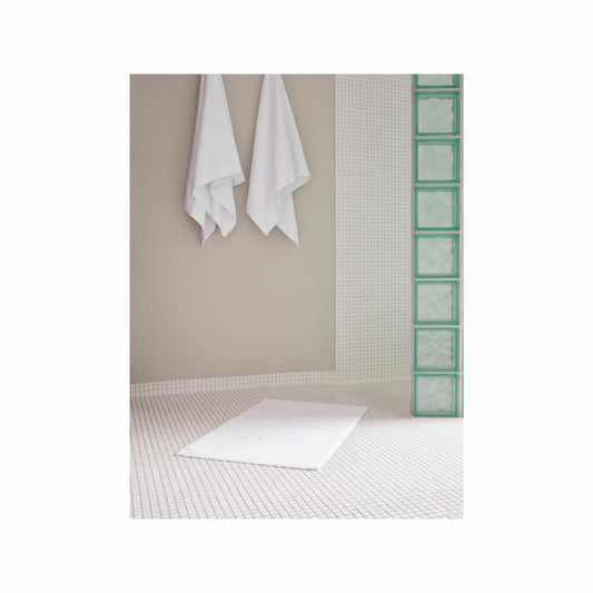 Zone Denmark Badematte Time White, Duschmatte, Baumwolle, Weiß, 80 x 50 cm, 34820