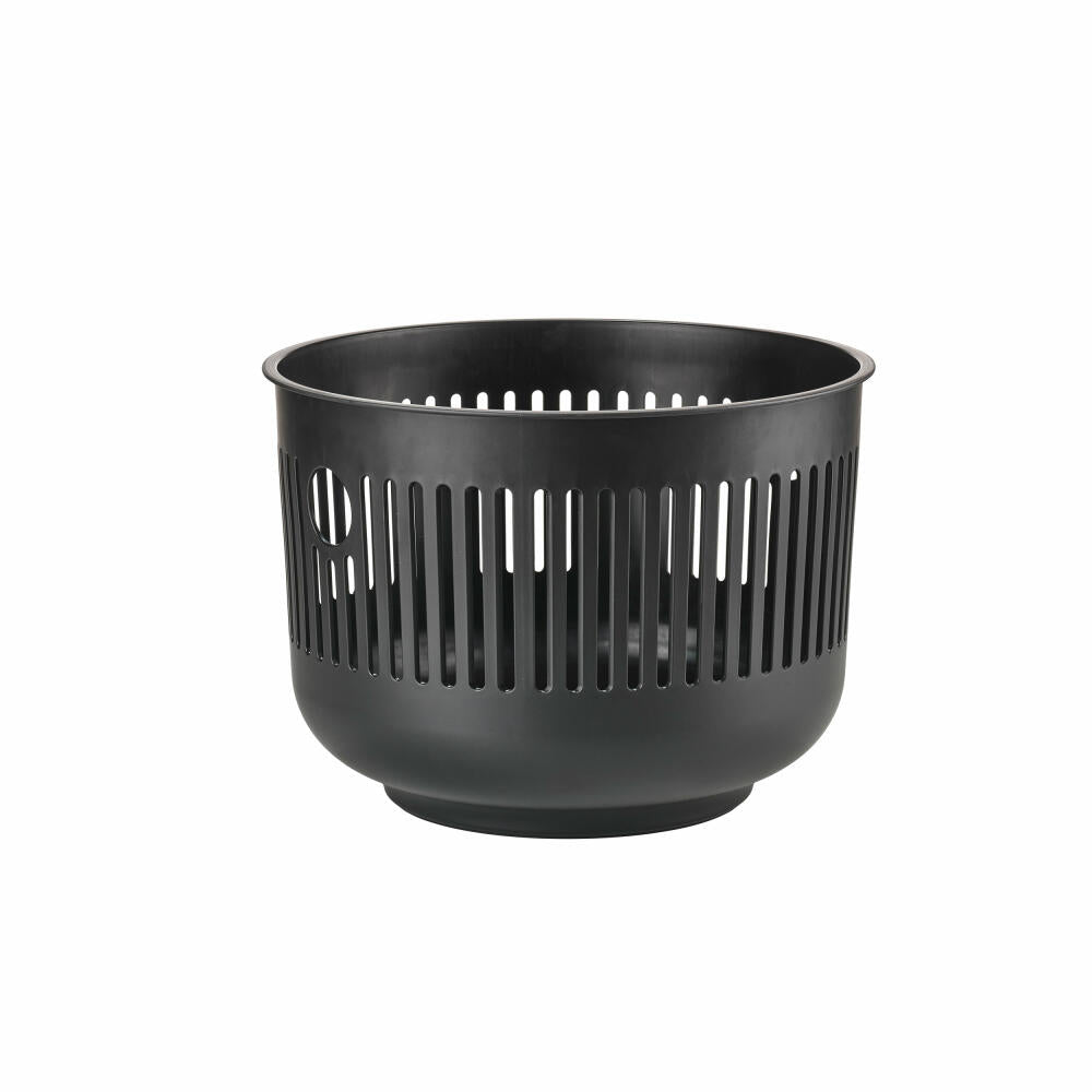 Zone Denmark Wäschekorb Ume Black, Wäschesammler, Kunststoff, Schwarz, 29 cm, 34860