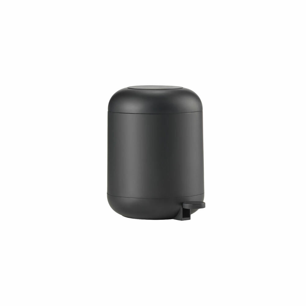 Zone Denmark Pedaleimer Sensu Black, Abfalleimer, ABS, Schwarz, 4 L, 34933