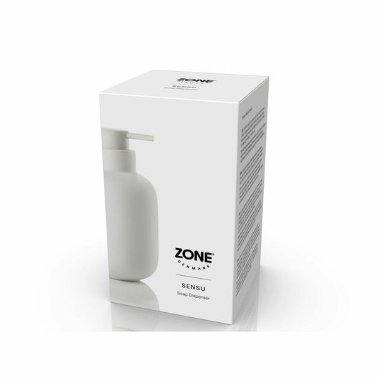 Zone Denmark Seifenspender Sensu White, Steinzeug, ABS, Weiß, 300 ml, 34946