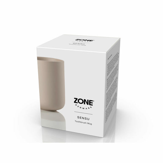 Zone Denmark Zahnbürstenbecher Sensu Sand, Zahnbürstenhalter, Steinzeug, Natur, 34954