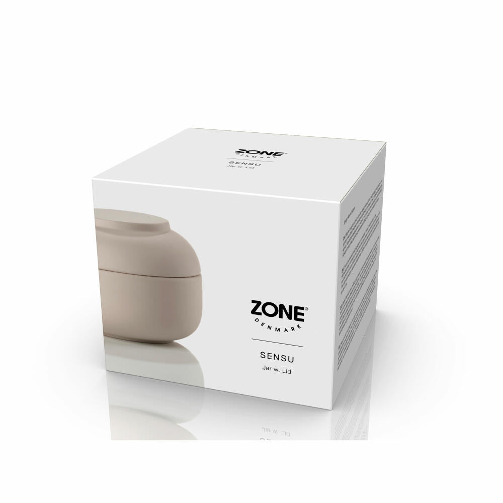 Zone Denmark Aufbewahrungsdose Sensu Sand, Steinzeug, Natur, 10 x 7.5 cm, 34955