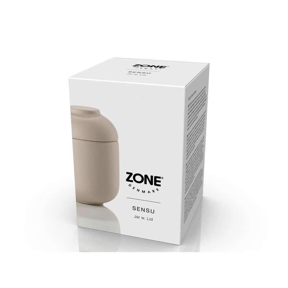 Zone Denmark Aufbewahrungsdose Sensu Sand, Steinzeug, Natur, 6.5 x 9 cm, 34956