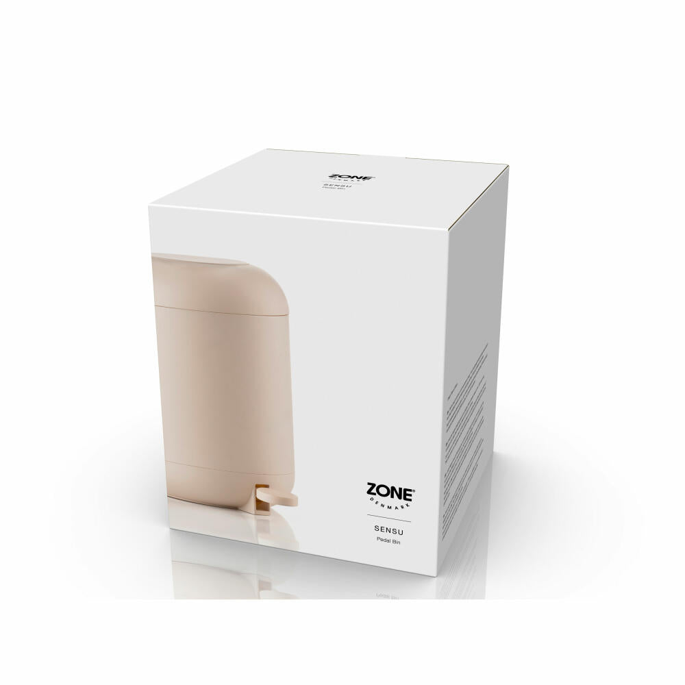 Zone Denmark Pedaleimer Sensu Sand, Abfalleimer, Kosmetikeimer, ABS, Natur, 4 L, 34959