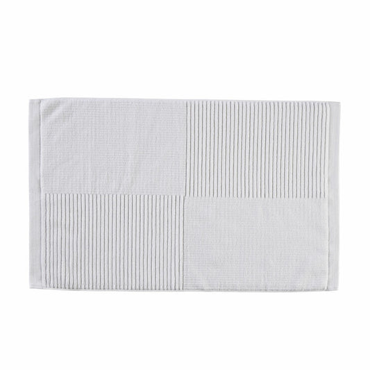 Zone Denmark Badematte Classic White, Fußmatte, Baumwolle, Weiß, 80 x 50 cm, 34968