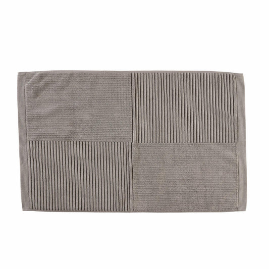 Zone Denmark Badematte Classic Grey, Fußmatte, Baumwolle, Grau, 80 x 50 cm, 34969