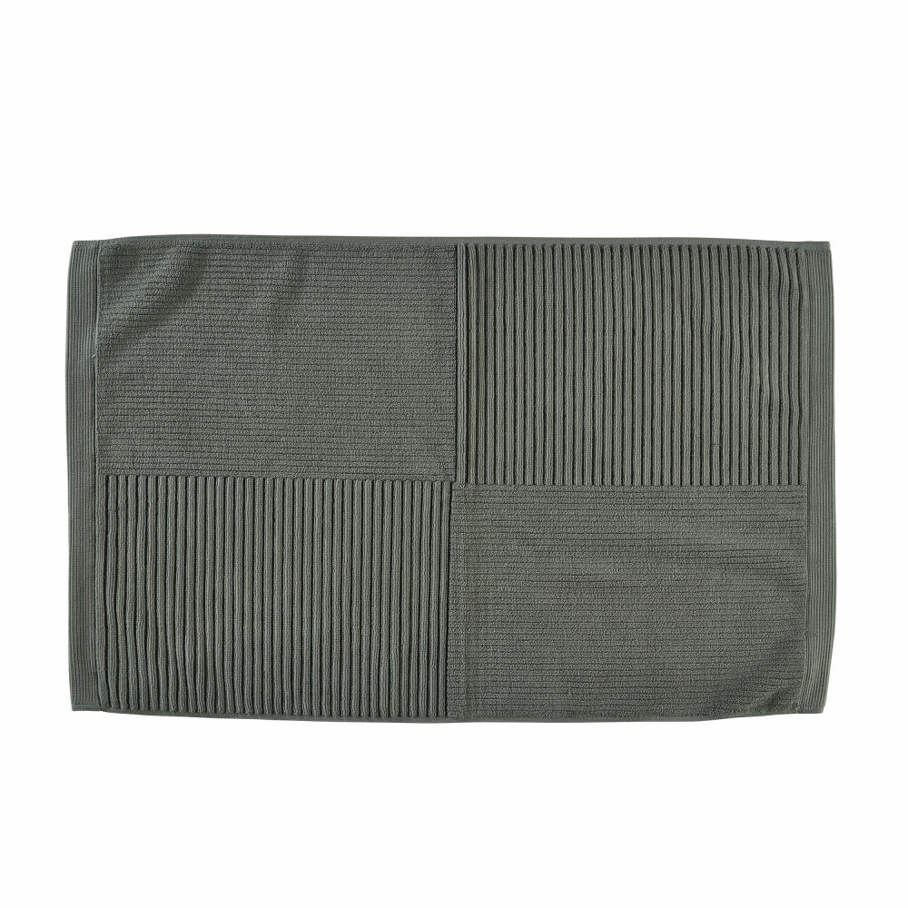 Zone Denmark Badematte Classic Olive Green, Baumwolle, Grün, 80 x 50 cm, 34975