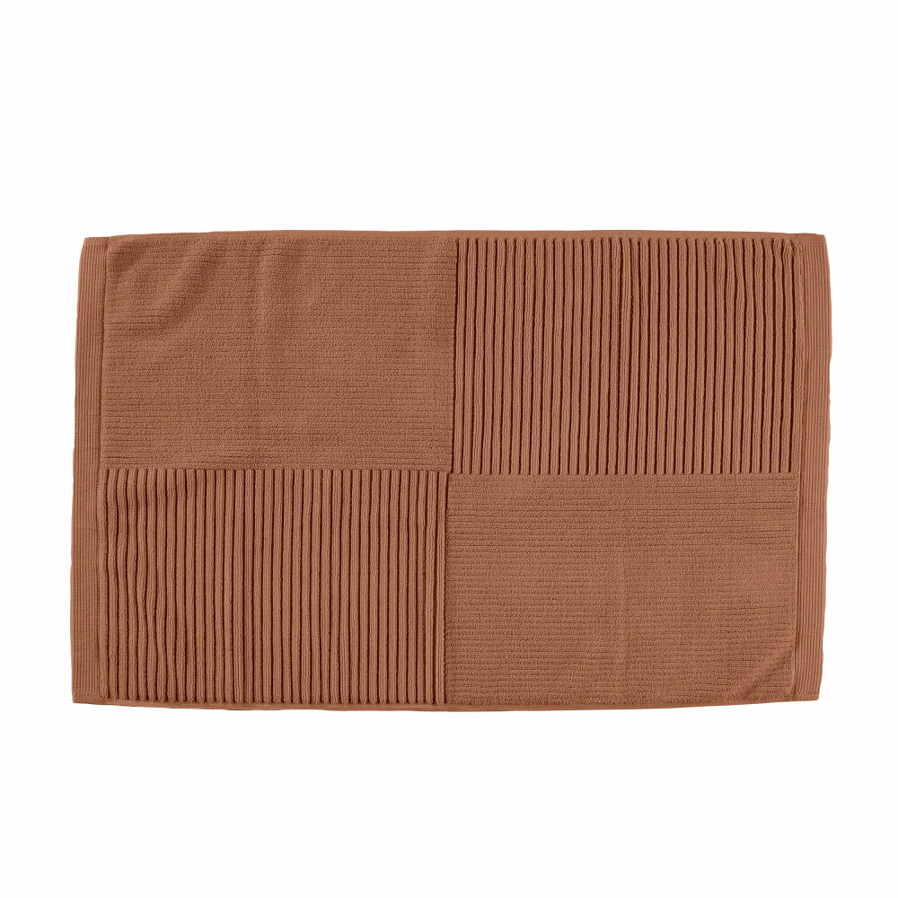 Zone Denmark Badematte Classic Terracotta, Baumwolle, Rot, 80 x 50 cm, 34979