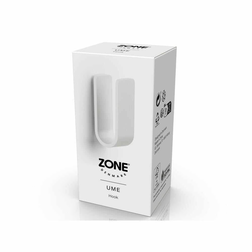 Zone Denmark Haken Ume White, Handtuchhaken, Aufhängung, Aluminium, Weiß, 34988