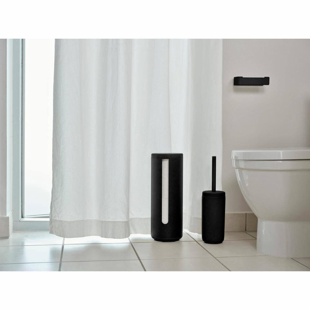 Zone Denmark Toilettenpapierhalter Ume Black, WC-Rollenhalter, Aluminium, Schwarz, 34996