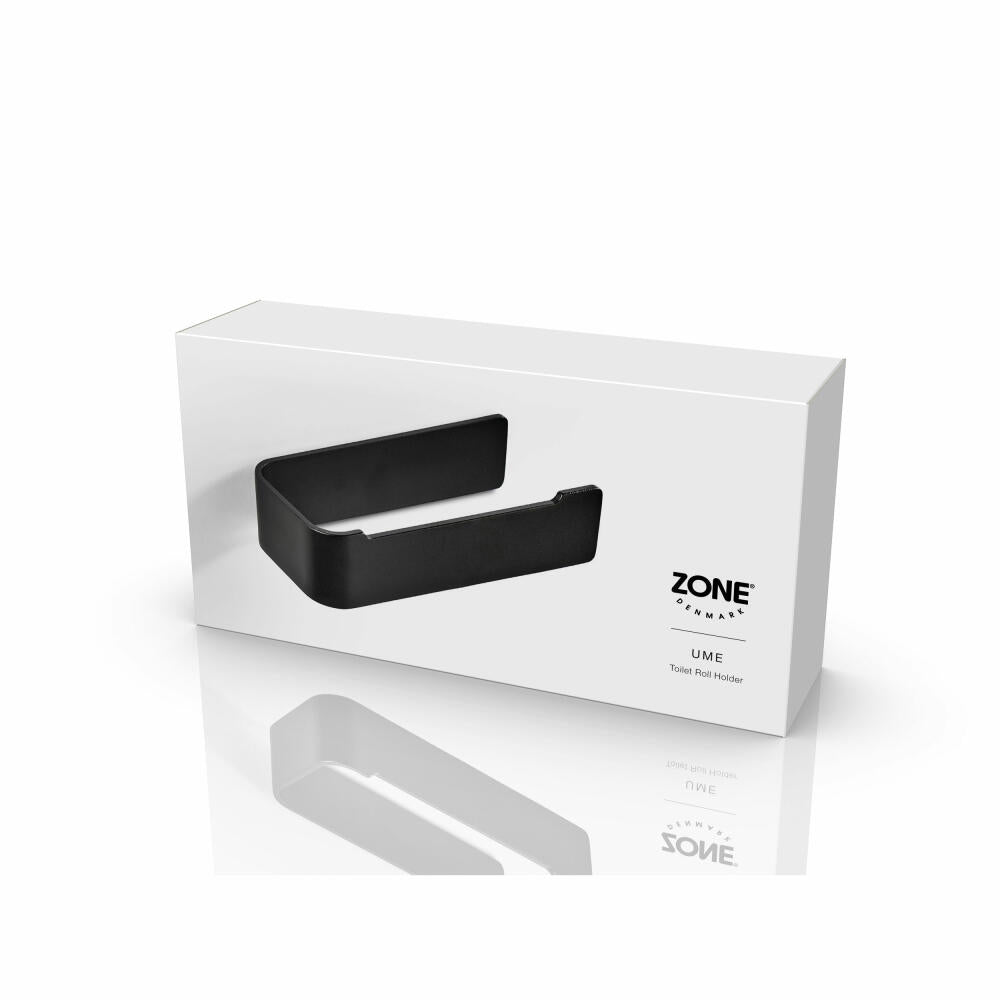Zone Denmark Toilettenpapierhalter Ume Black, WC-Rollenhalter, Aluminium, Schwarz, 34996