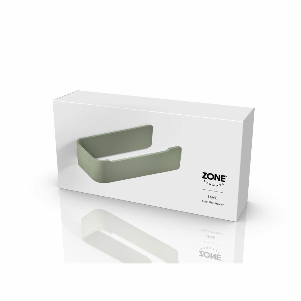 Zone Denmark Toilettenpapierhalter Ume Eucalyptus, WC-Rollenhalter, Aluminium, Grün, 35000