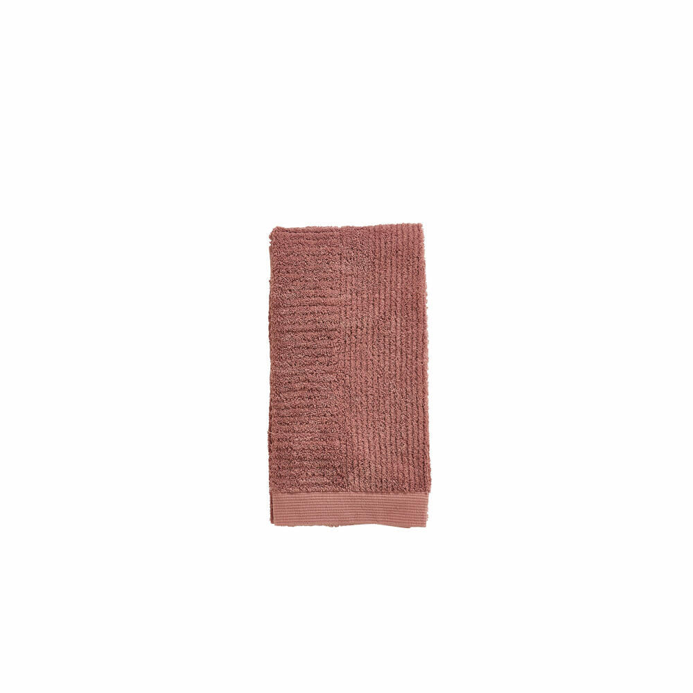 Zone Denmark Handtuch-Set Classic Peach Red 4-tlg., Handtücher, Baumwolle, Rot, 35155
