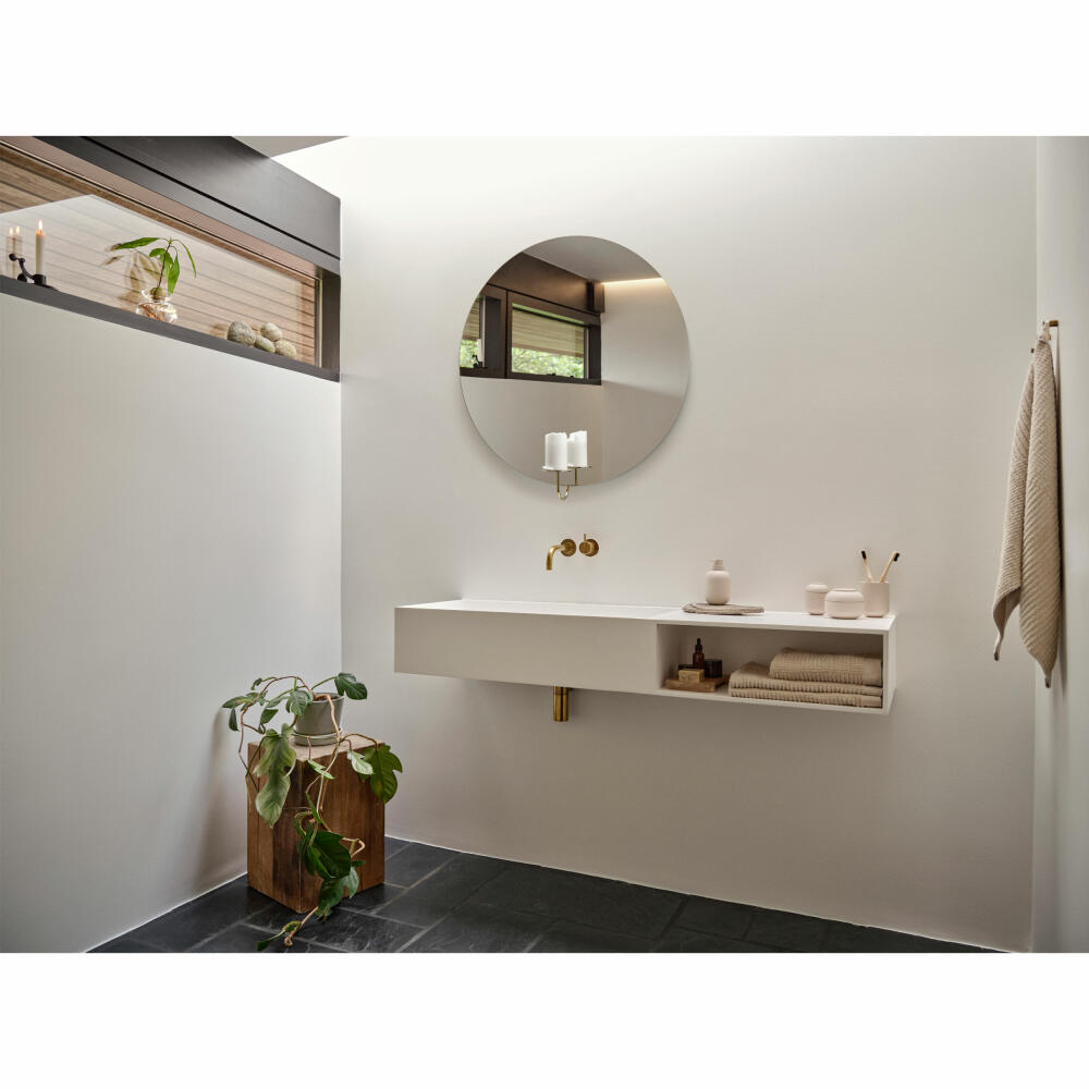 Zone Denmark Badehandtuch Classic Sand, Baumwolle, Natur, 70 x 140 cm, 35156