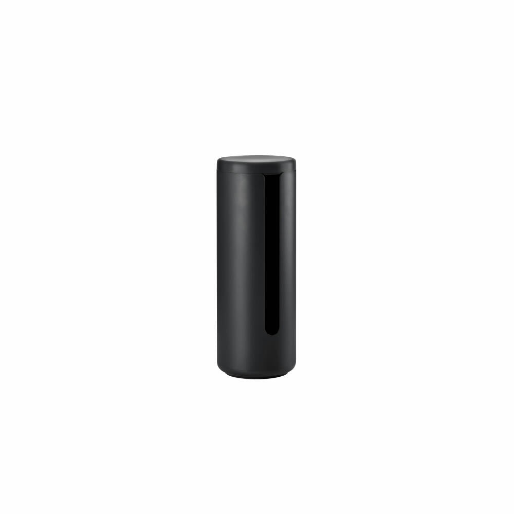 Zone Denmark Toilettenpapieraufbewahrung Ume Black, Aluminium, ABS, Schwarz, 35554