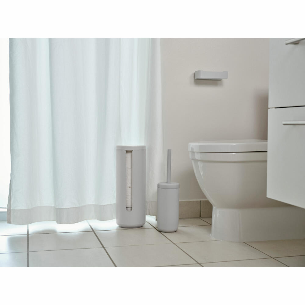 Zone Denmark Toilettenpapieraufbewahrung Ume Soft Grey, Aluminium, ABS, Grau, 35557