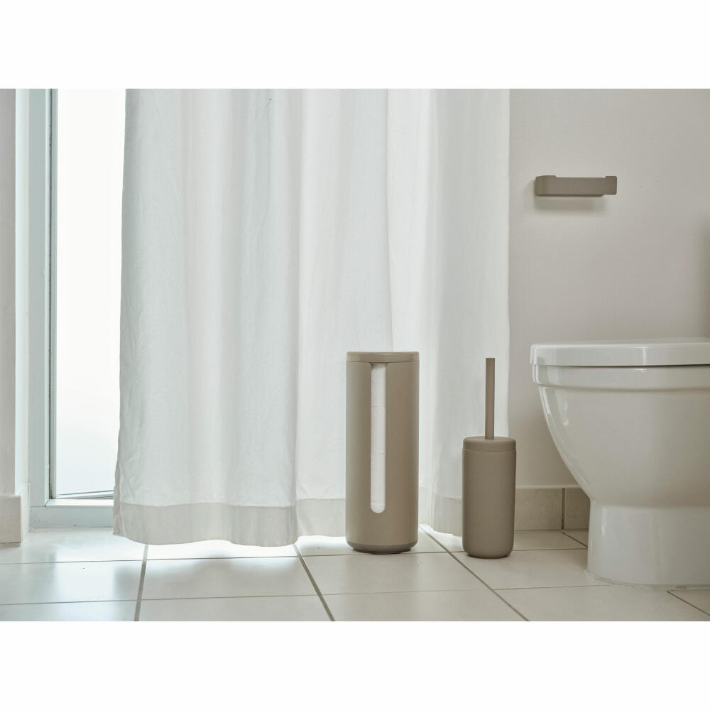 Zone Denmark Toilettenpapieraufbewahrung Ume Taupe, Aluminium, ABS, Braun, 35560