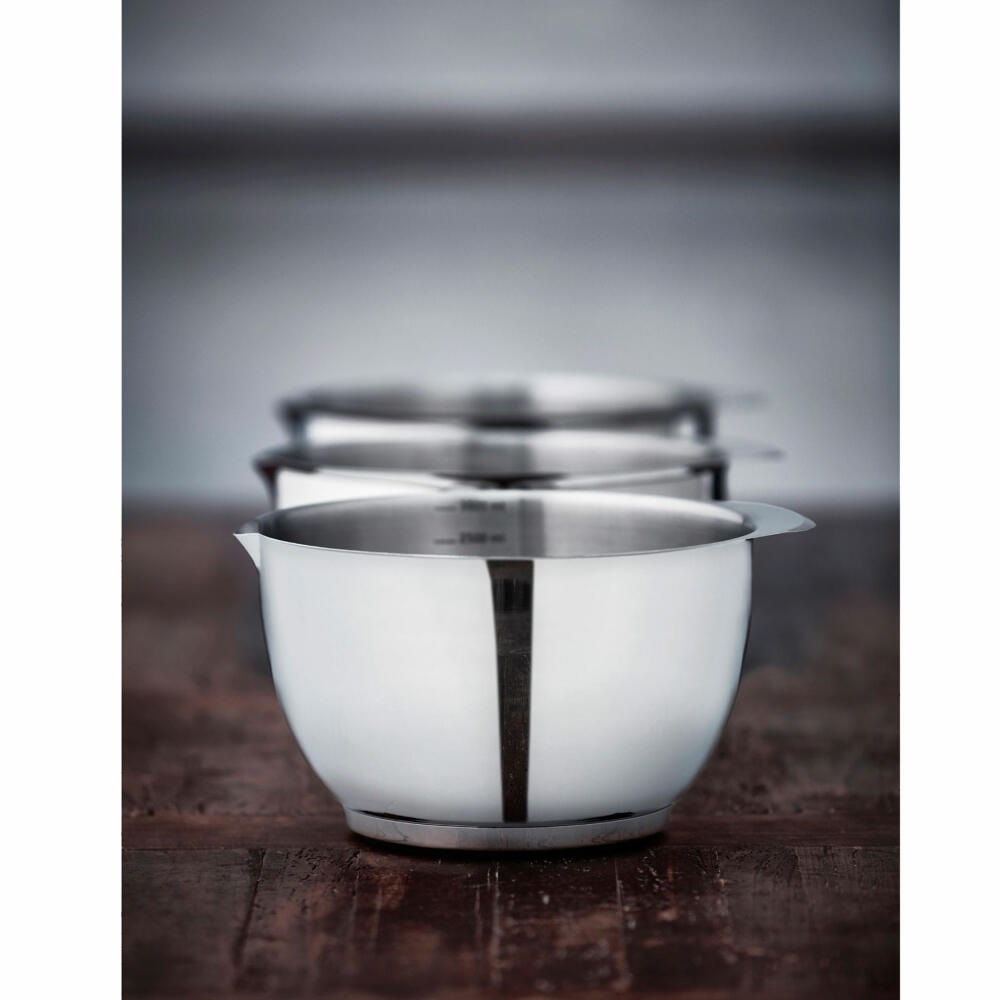 Rosti bowl Margrethe, mixing bowl, bowl, steel, silver-colored, 3 L, 245115