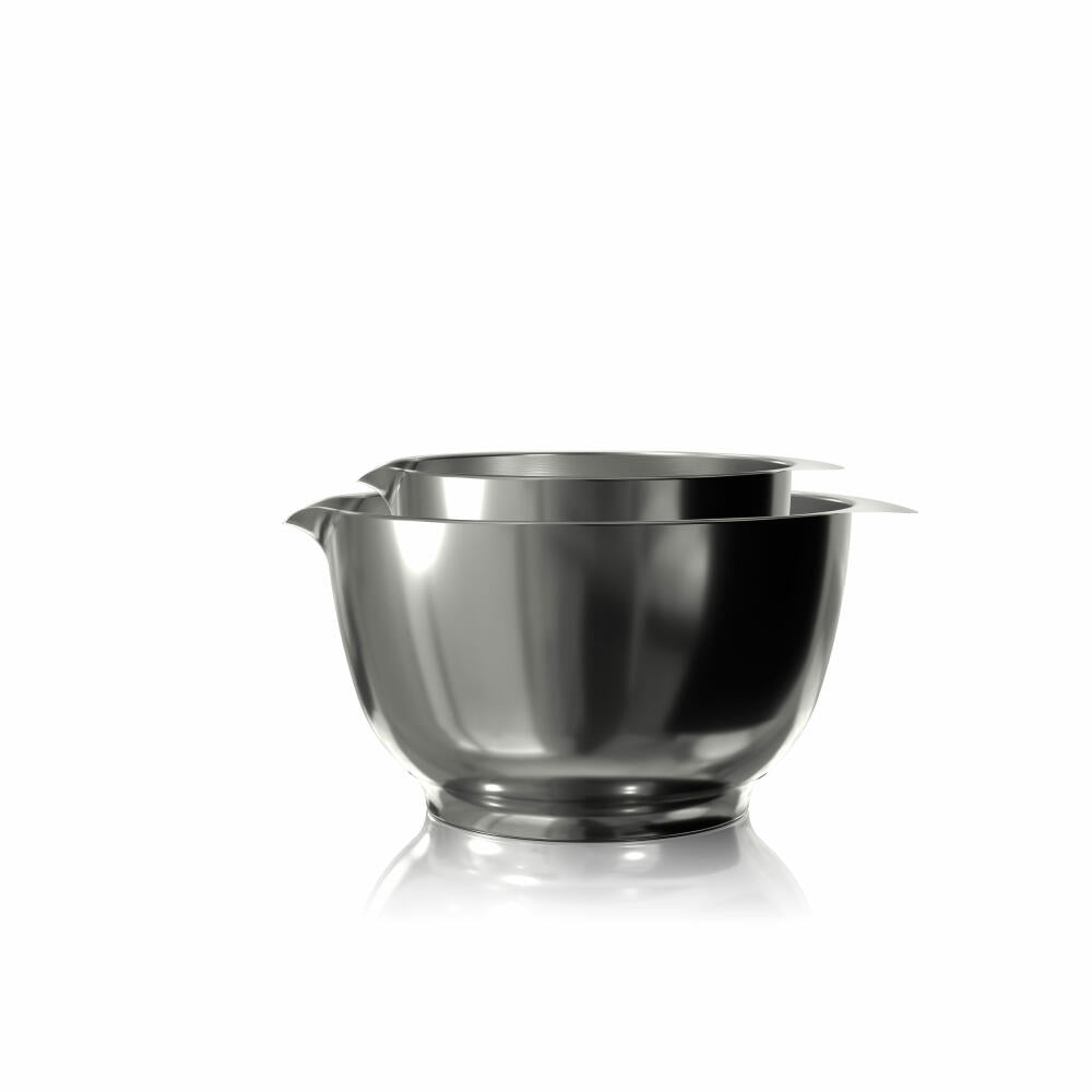 Rosti bowl set Margrethe 2-piece, mixing bowls, steel, silver-colored, 1.5 + 3 L, 245120