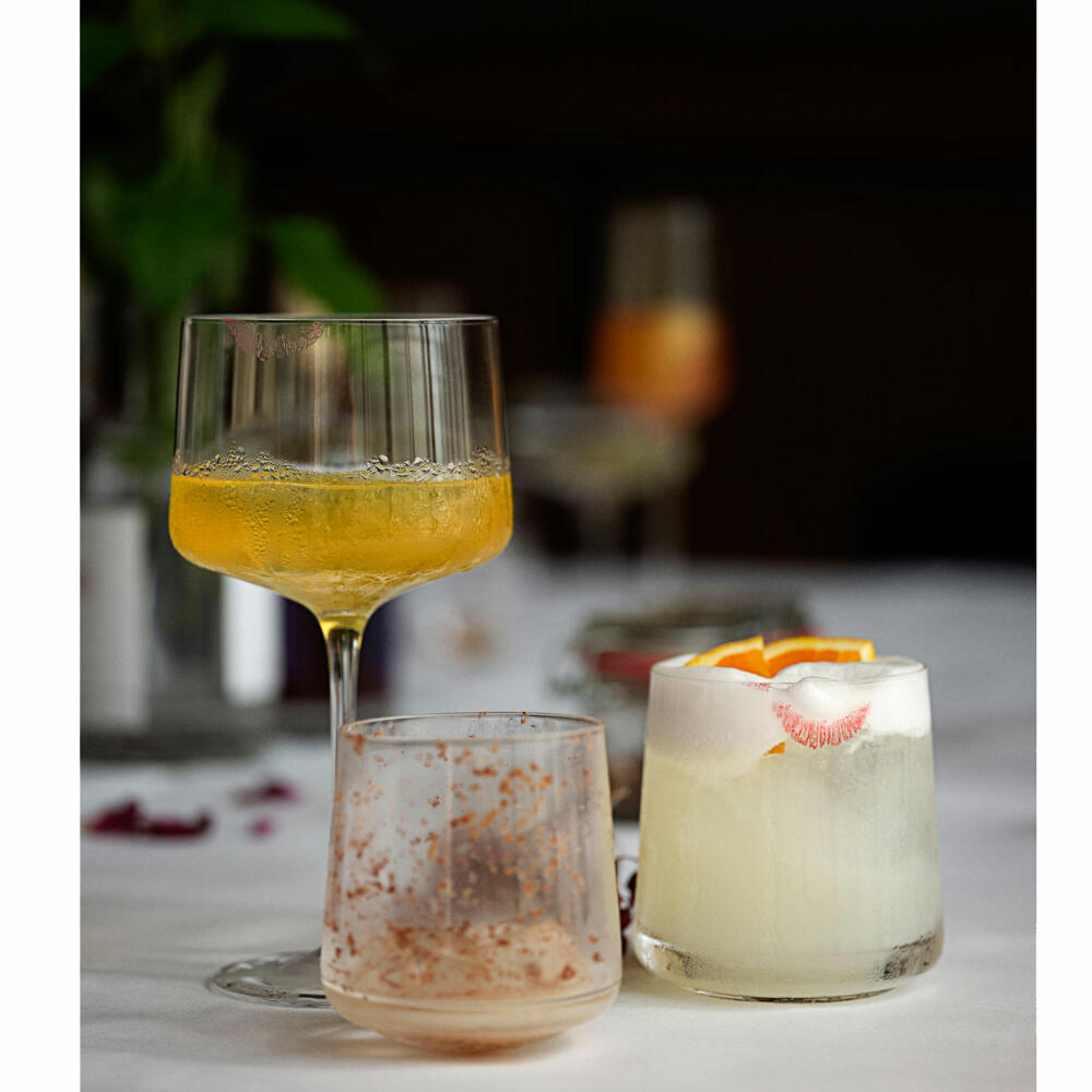 Zone Denmark Wideball Glass Rocks, set of 2, water glass, drinking glass, cocktail glass, crystal glass, 340 ml, 332100