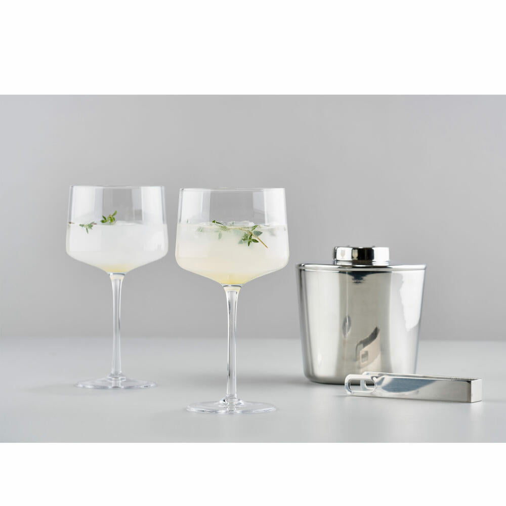 Zone Denmark Copa Gin Tonic Glass Rocks, set of 2, cocktail glass, gin glass, drinking glass, crystal glass, 470 ml, 332101