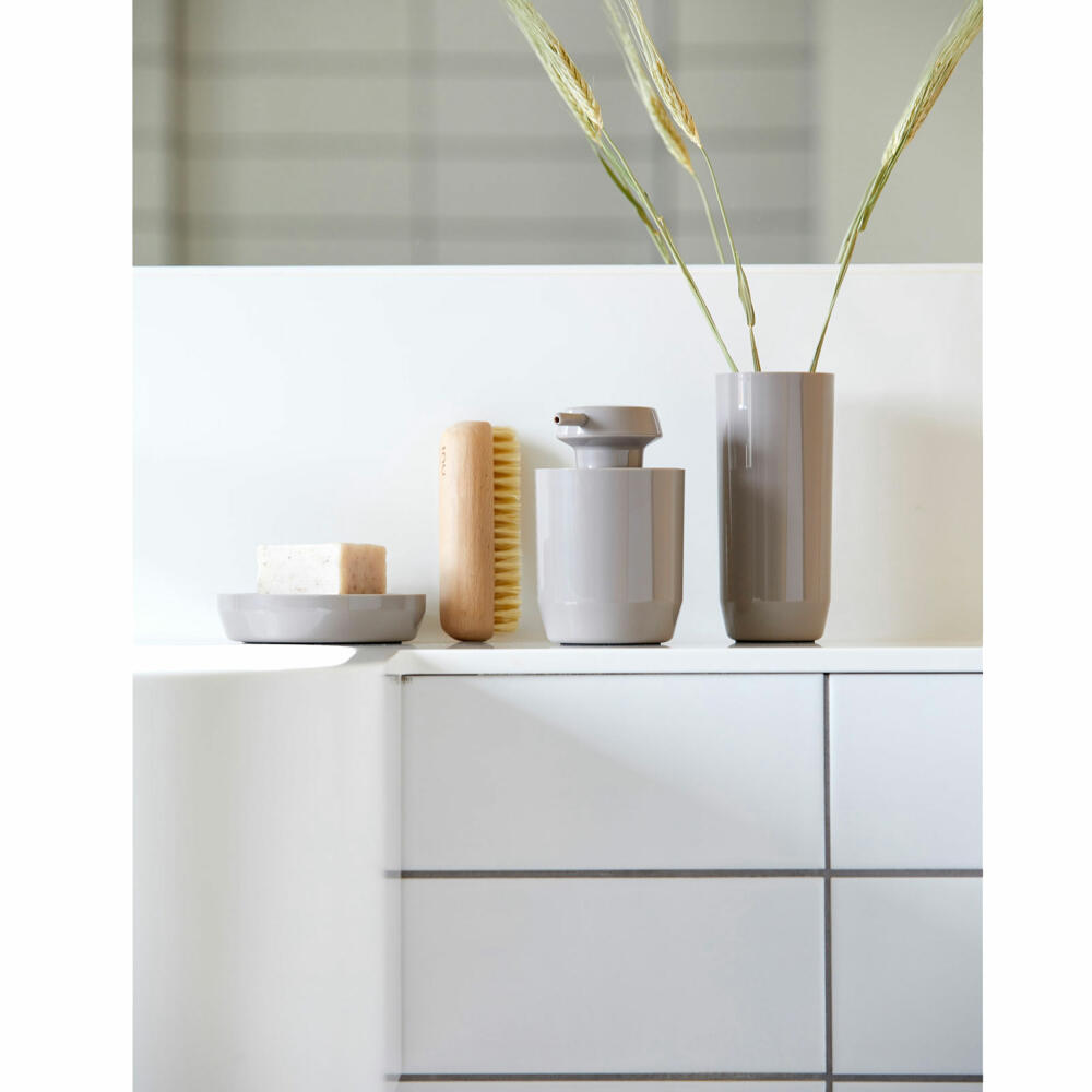 Zone Denmark toothbrush cup Suii, toothbrush cup, plastic, taupe, H 14 cm, 332165