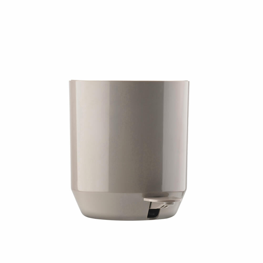 Zone Denmark Pedal Bin Suii, Pedal Bin, Trash can, Cosmetic bin, Bath bin, Plastic, Taupe, 4 L, 332177