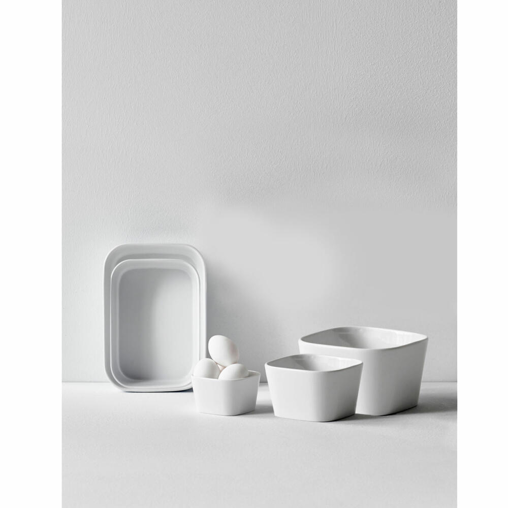 Rosti Auflaufform Modula, Ofenform, Porzellan, Weiß, 12.5 x 9 x 4.5 cm, 864601