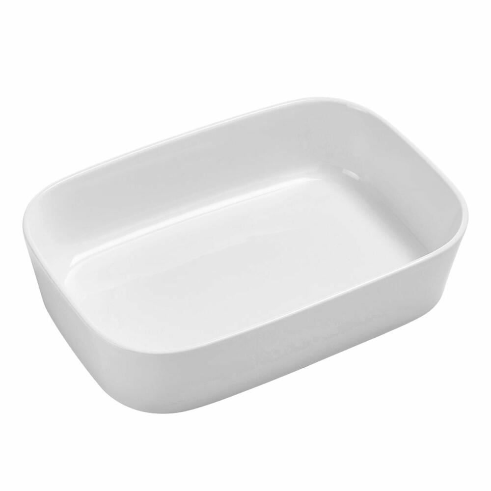 Rosti Auflaufform Modula, Ofenform, Porzellan, Weiß, 30 x 21 x 7 cm, 864608