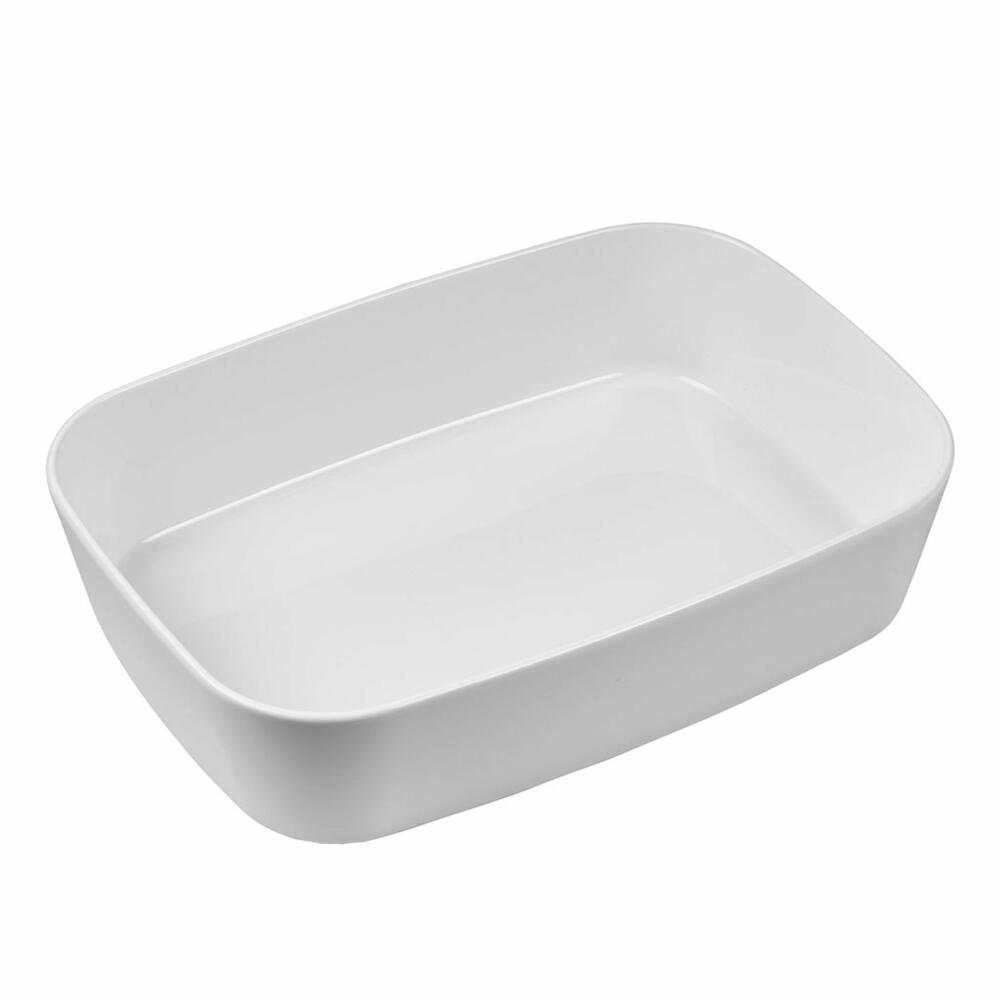 Rosti Auflaufform Modula, Ofenform, Porzellan, Weiß, 35 x 25 x 8 cm, 864610