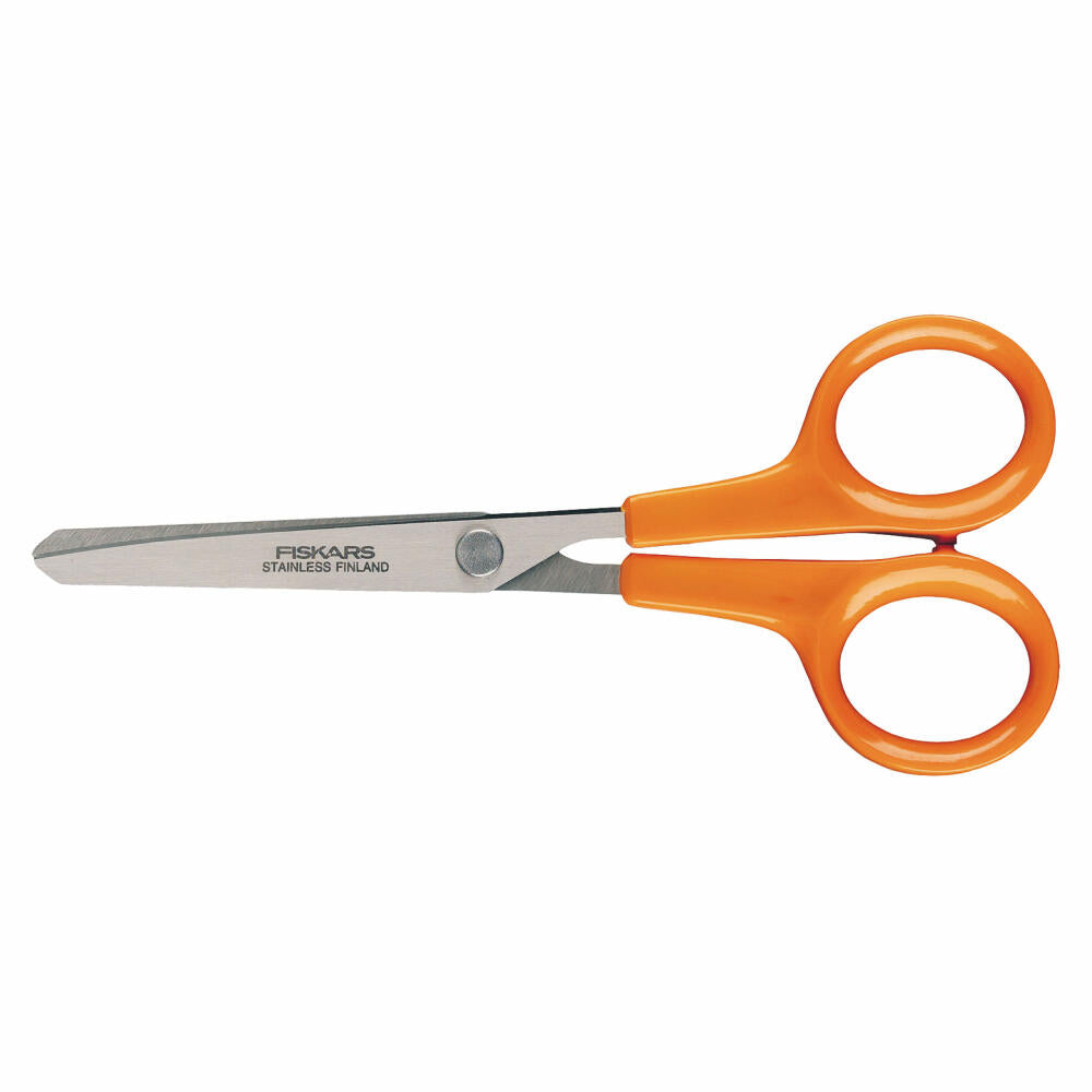 Fiskars Classic Hobbyschere, Bastelschere, Hobby Schere, Papierschere, Stahl, 13 cm, 1005154