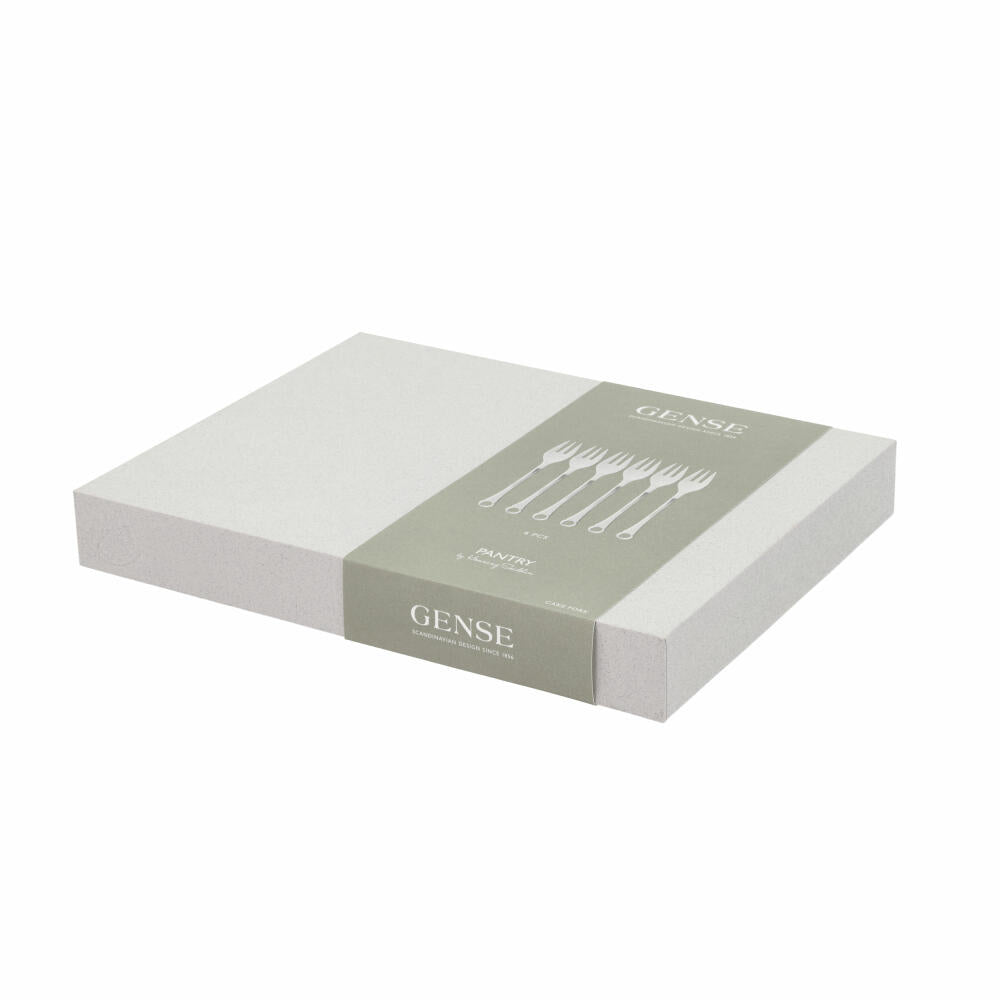 Gense Kuchengabel Pantry 6er Set, Besteck, Gabeln, 18/8 Edelstahl, 16 cm, 20522