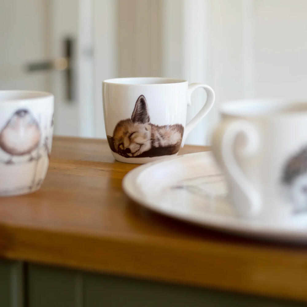 Charlotte Nicolin Mug Felix, Cup, Fox, Fine Bone China, Colorful, 415 ml, MU8407