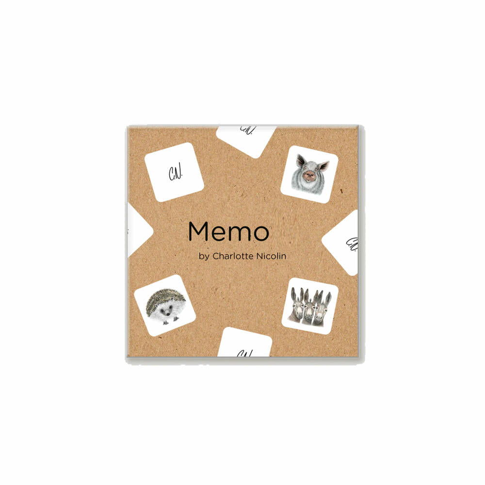 Charlotte Nicolin Memo Game, Puzzle Game, Memory Game, from 3 years, ME19157
