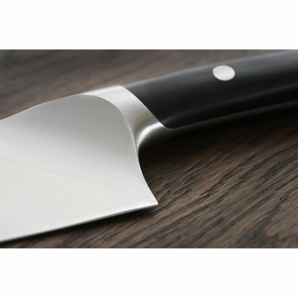 Professional Secrets Kitchen Chef's Knife Large, Steel / Fiberglass, Silver / Black, Total Length 32 cm, Blade Length 19.1 cm, 1013