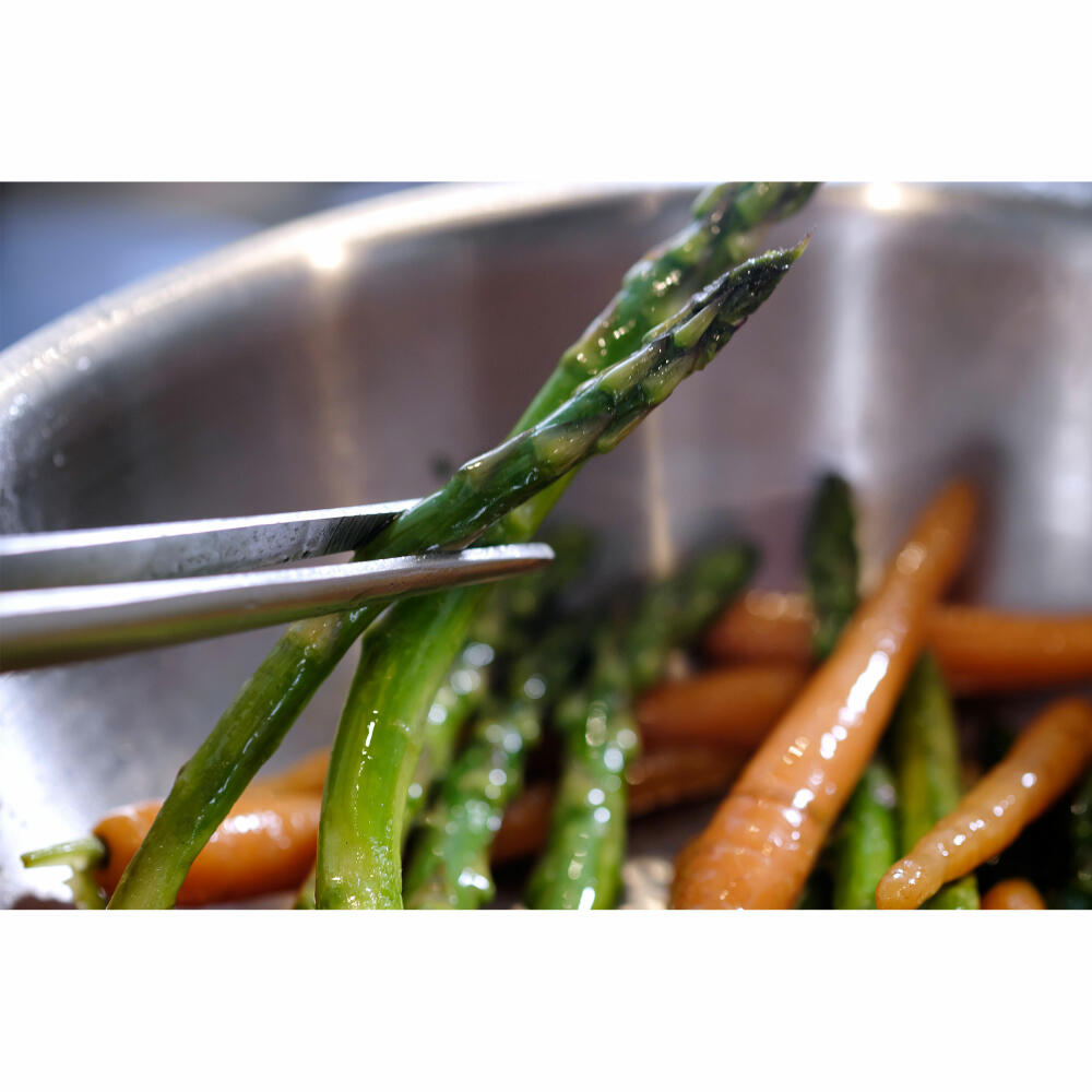 Professional Secrets Kitchen Kochpinzette, Küchenpinzette, Edelstahl Matt, Silberfarben, 30 cm, 1016