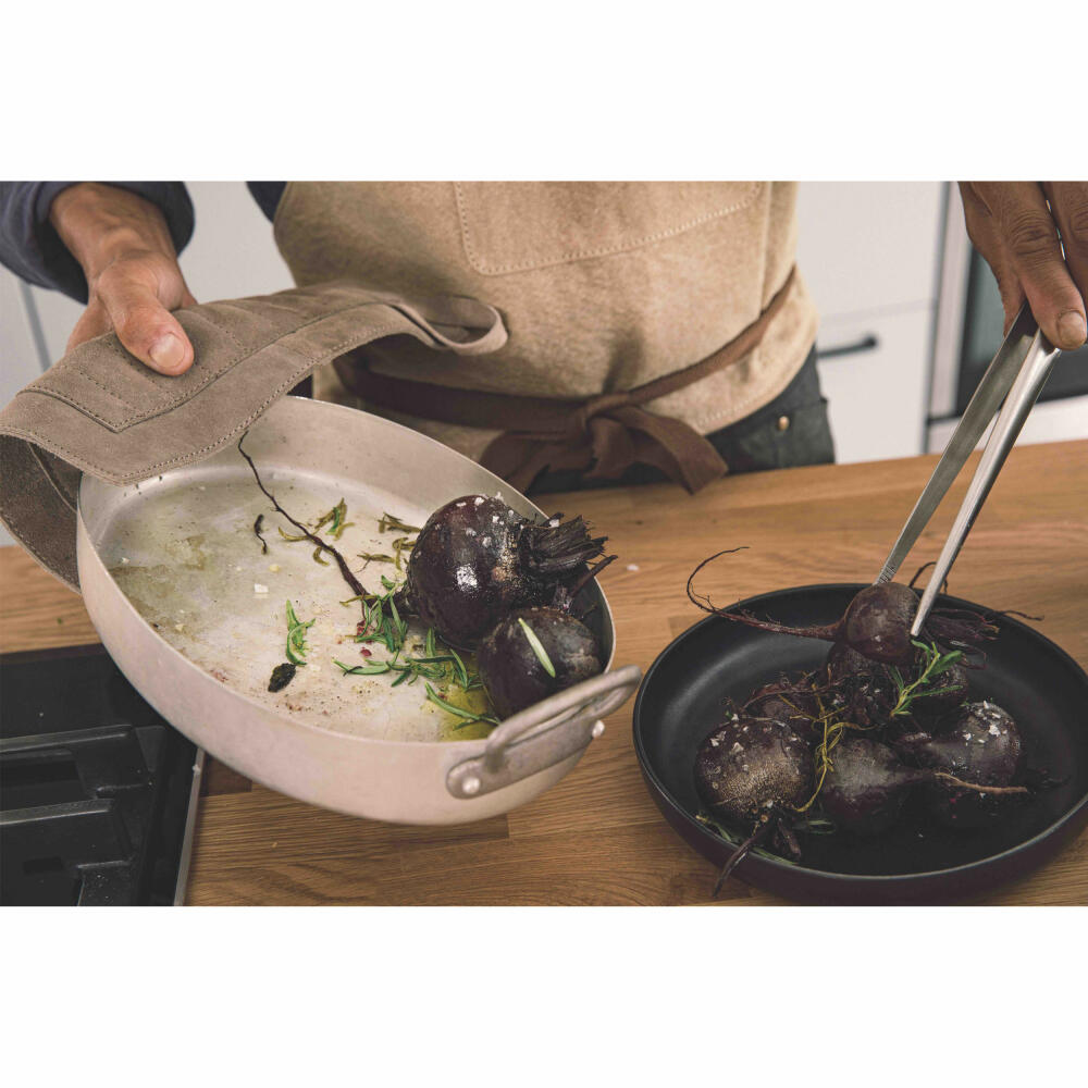 Professional Secrets Kitchen Kochpinzette, Küchenpinzette, Edelstahl Matt, Silberfarben, 30 cm, 1016