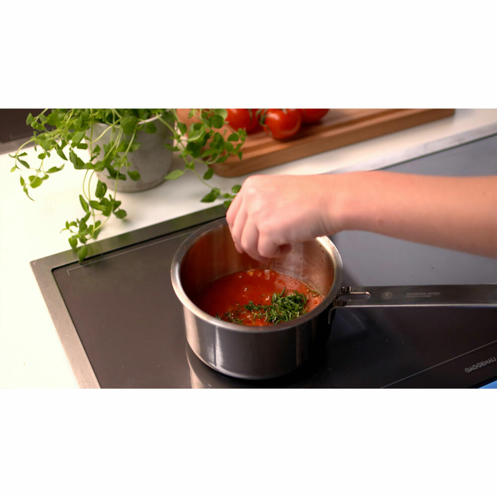 Professional Secrets Kochtopf-Set, Stieltopf, Kochtopf, mit Deckel, Stahl, Aluminium, 6-tlg., 1069