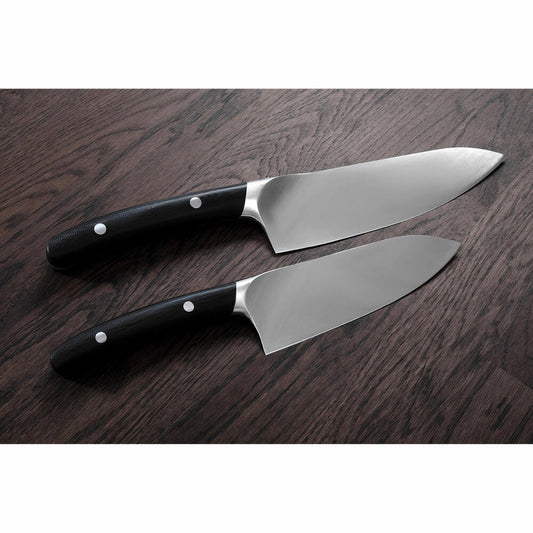 Professional Secrets chef's knife set, 2-piece, chef's knife, knife, steel, fiberglass, 26 + 32 cm, 1072