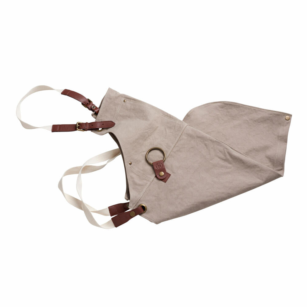 Professional Secrets Kitchen Apron, Linen Fabric, Grey-Green, 83 cm, 1039