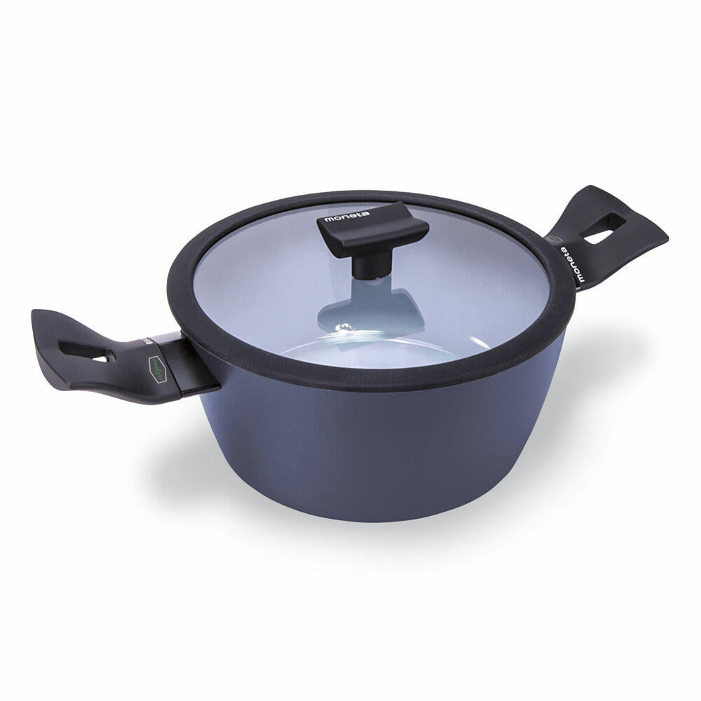 Moneta Aria cooking set, 5-piece, cooking pot, frying pan, pot, pan, saucepan, lid, aluminum, 0014126573