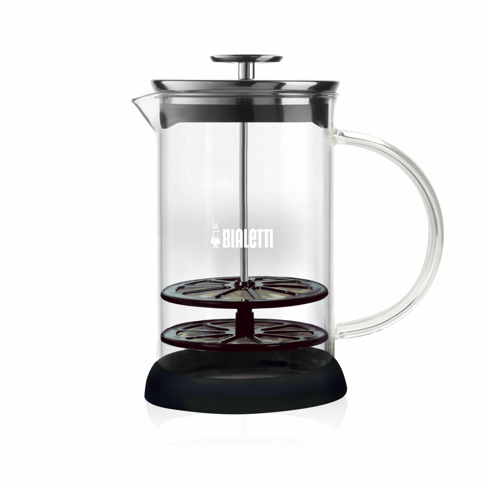 Bialetti Milk Frother Cappuccinatore 330 ml, Milk Frother, Frother, Glass, Transparent, 4410