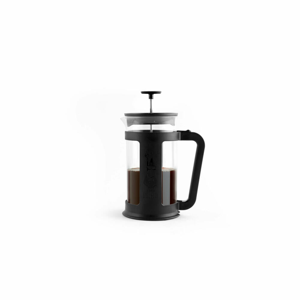 Bialetti Coffee Maker Smart 350 ml, Coffee Pot, French Press, Coffee Press, Glass, Black, 6583