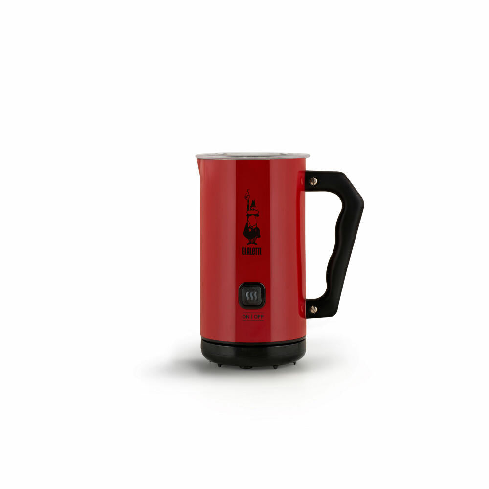Bialetti Milk Frother Elettric Mk02, 300ml, Electric, Milk Frother, Milk, Latte, Stainless Steel, Red, 4431