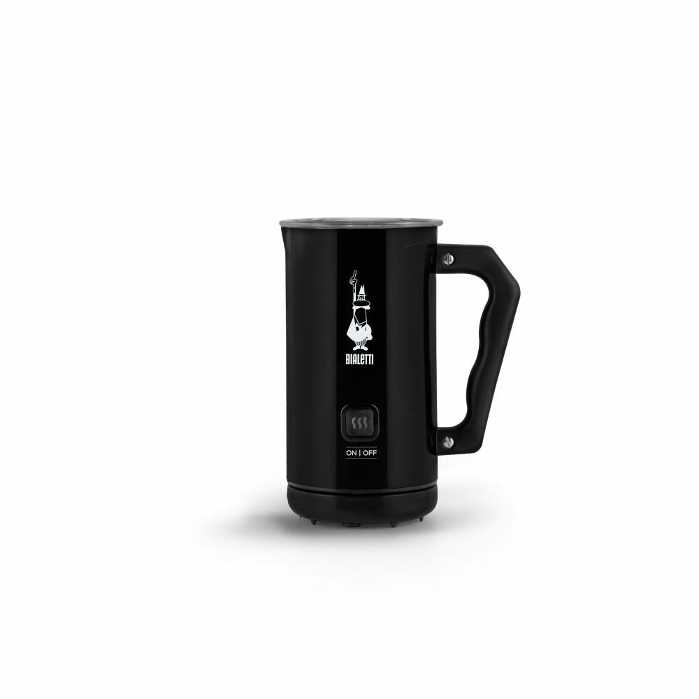 Bialetti Milk Frother Elettric Mk02, 300ml, Electric, Milk Frother, Milk, Latte, Stainless Steel, Black, 4433