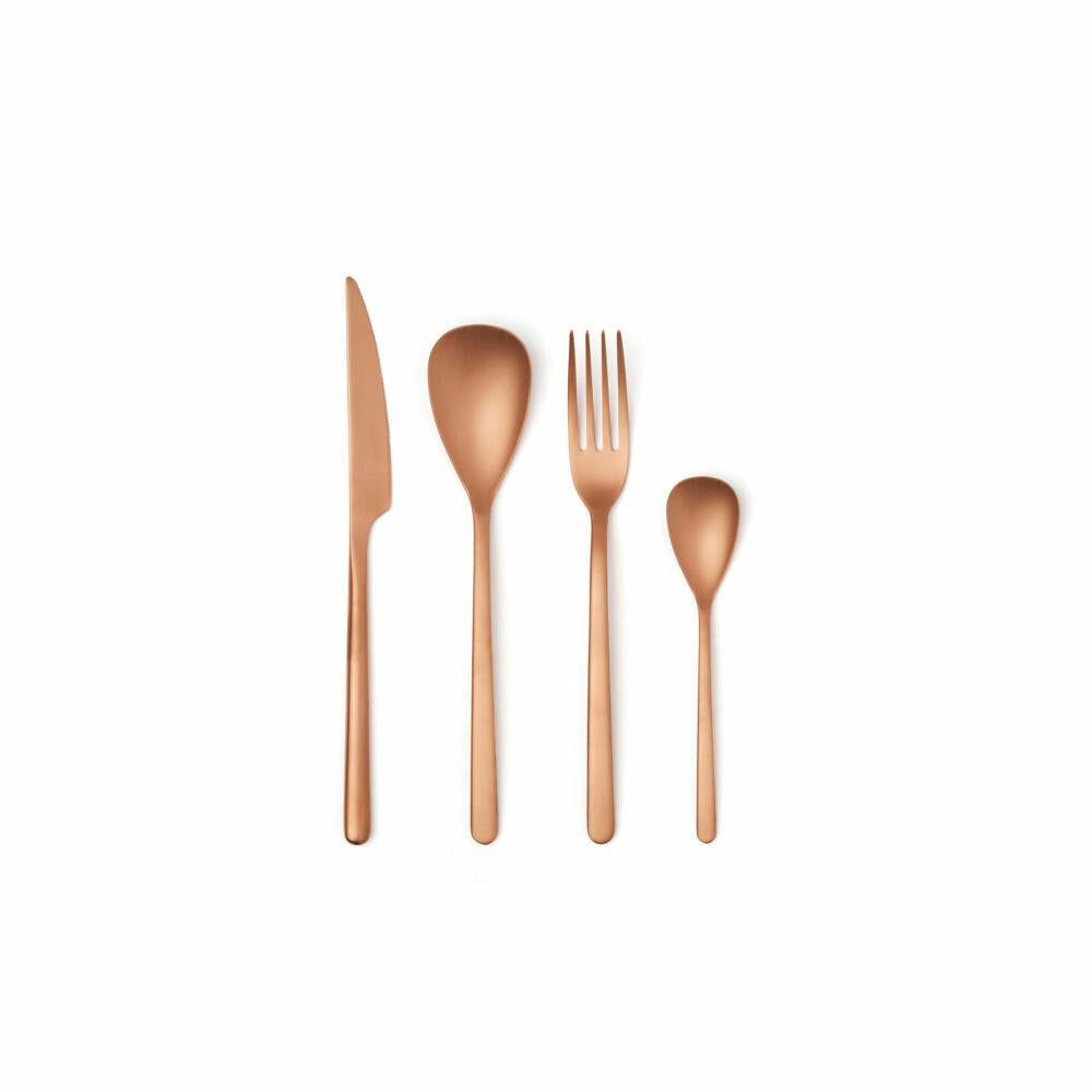 Comas Besteck-Set Canada Vintage Copper 24-tlg., Tafelbesteck, Edelstahl, Kupferfarben, 1231